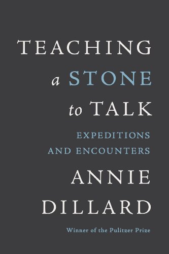 Beispielbild fr Teaching a Stone to Talk: Expeditions and Encounters zum Verkauf von Wonder Book