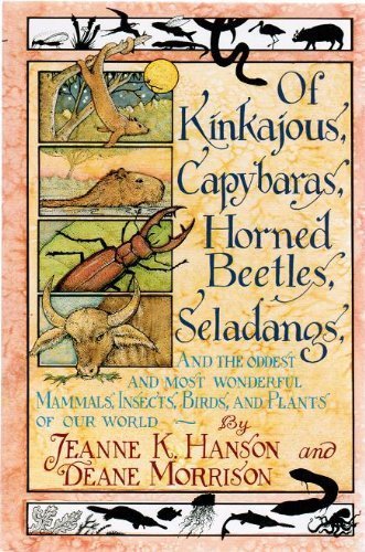Stock image for Of Kinkajous, Capybaras, Horned Beetles, Seladangs: And the Oddest and Most Wonderful Mammals, Insects, Birds, and Plants of Our World for sale by Wonder Book