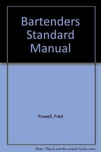 9780060923167: Bartenders Standard Manual