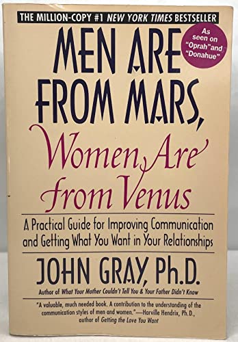 Beispielbild fr Men Are from Mars, Women Are from Venus : A Practical Guide for Improving Communication and Getting zum Verkauf von Wonder Book