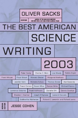 Beispielbild für The Best American Science Writing 2003 zum Verkauf von medimops