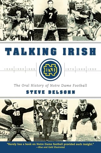 Imagen de archivo de Talking Irish: The Oral History of Notre Dame Football a la venta por Your Online Bookstore
