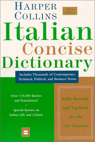 Stock image for Collins Italian Concise Dictionary, 3e (Harpercollins Concise Dictionaries) (English and Italian Edition) for sale by HPB Inc.