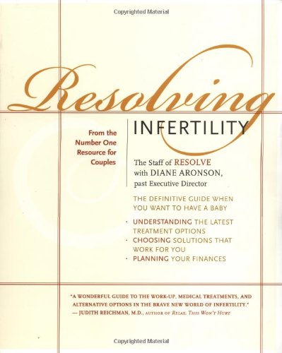 Imagen de archivo de Resolving Infertility a la venta por Goodwill