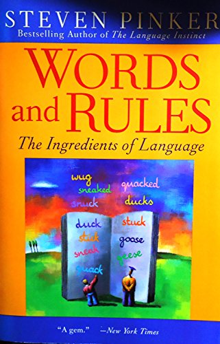 Stock image for Words and Rules: The Ingredients of Language for sale by Wonder Book