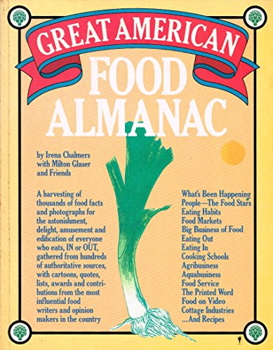 Beispielbild fr The Great American Food Almanac zum Verkauf von Wonder Book