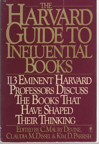 Beispielbild fr Harvard Guide to Influential Books zum Verkauf von Better World Books
