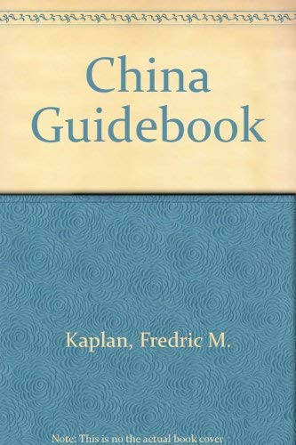 Stock image for The China Guidebook for sale by Hawking Books