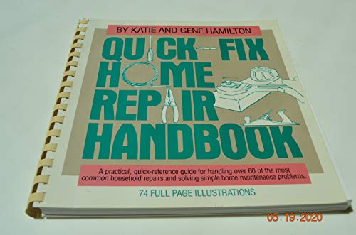 Beispielbild fr Quick Fix Home Repair Handbook zum Verkauf von Better World Books