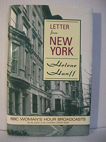 

Letter from New York/Bbc Woman's Hour Broadcasts
