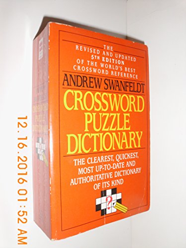 Beispielbild fr Crossword Puzzle Dictionary zum Verkauf von Your Online Bookstore