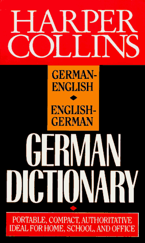 HARPER COLLINS GERMAN DICTIONARY