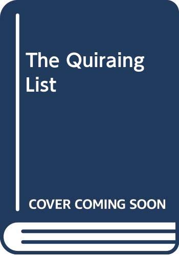 The Quiraing List (9780061004315) by Savarin, Julian Jay