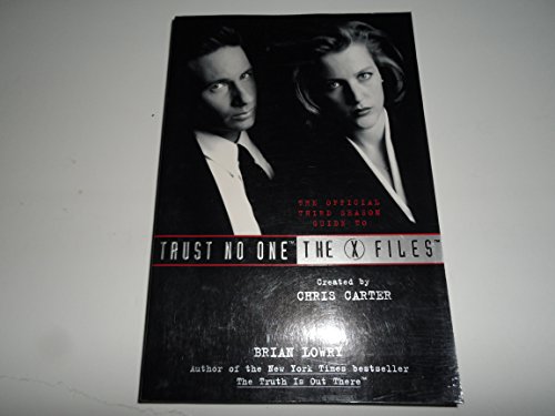 Beispielbild fr TRUST NO ONE: The Official Third Season Guide to the X Files zum Verkauf von Joe Staats, Bookseller