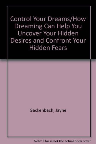 Imagen de archivo de Control Your Dreams a la venta por Table of Contents