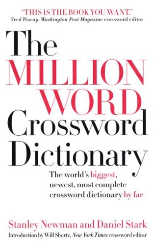 9780061122118: The Million Word Crossword Dictionary