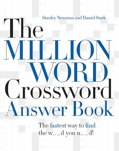 Beispielbild fr The Million Word Crossword Answer Book zum Verkauf von ThriftBooks-Dallas