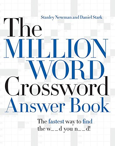 Imagen de archivo de The Million Word Crossword Answer Book a la venta por ThriftBooks-Dallas