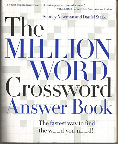 Beispielbild fr The Million Word Crossword Answer Book zum Verkauf von BooksRun