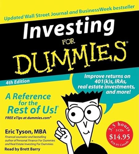 Imagen de archivo de Investing For Dummies CD 4th Edition a la venta por HPB-Diamond