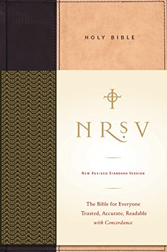 9780061231186: NRSV, Standard Bible, Hardcover, Tan/Black: The Bible for Everyone: Trusted, Accurate, Readable