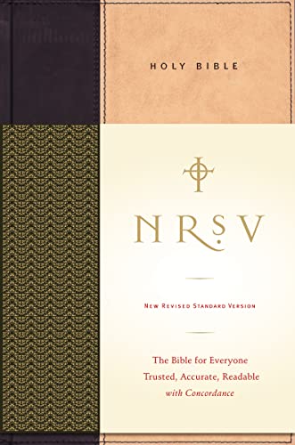 9780061231186: NRSV, Standard Bible, Hardcover, Tan/Black: The Bible for Everyone: Trusted, Accurate, Readable