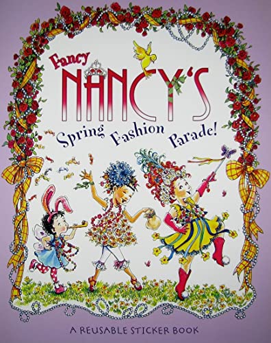 9780061236013: Fancy Nancy's Fashion Parade! Reusable Sticker Book