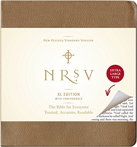 9780061244896: NRSV, XL Edition, Bonded Leather, Brown