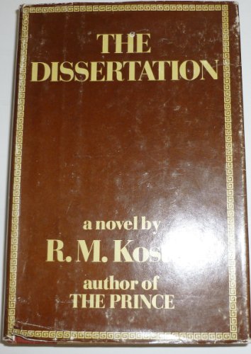 Imagen de archivo de The dissertation: A novel a la venta por Wonder Book