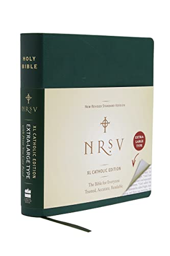 9780061255779: Large Print Bible-NRSV-Catholic: Holy Bible