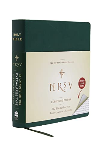 Stock image for Large Print Bible-NRSV-Catholic: Holy Bible for sale by AwesomeBooks