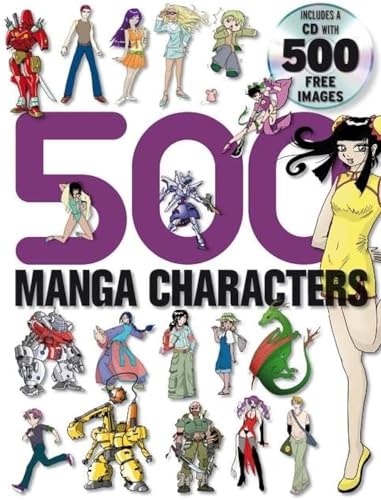 Imagen de archivo de 500 Manga Characters a la venta por Half Price Books Inc.