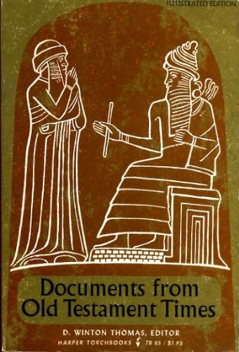 9780061300851: Documents from Old Testament Times