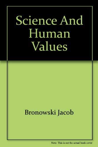 Beispielbild fr Science and Human Values zum Verkauf von Wonder Book