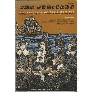 Beispielbild fr Puritans: A Sourcebook of Their Writings, Vol. 2 zum Verkauf von Booketeria Inc.