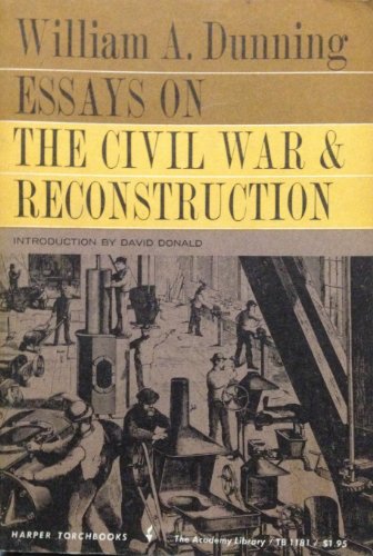 

Essays on the Civil War and Reconstruction (Torchbooks)