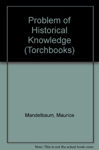 Stock image for Problem of Historical Knowledge (Torchbooks) for sale by ThriftBooks-Atlanta