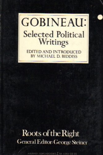 9780061315930: Gobineau: Selected Political Writings (Roots of the Right)