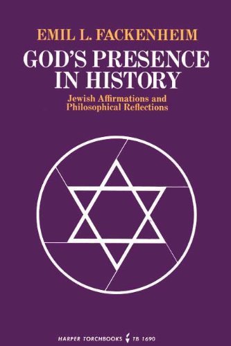 Beispielbild fr God's Presence in History: Jewish Affirmations and Philosophical Reflections zum Verkauf von Ergodebooks