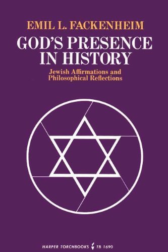 Imagen de archivo de God's Presence in History: Jewish Affirmations and Philosophical Reflections a la venta por Ergodebooks