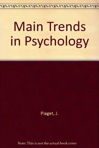 9780061317804: Main Trends in Psychology