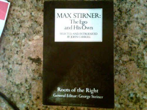 Stock image for Max Stirner: the Ego and His Own for sale by Magus Books Seattle
