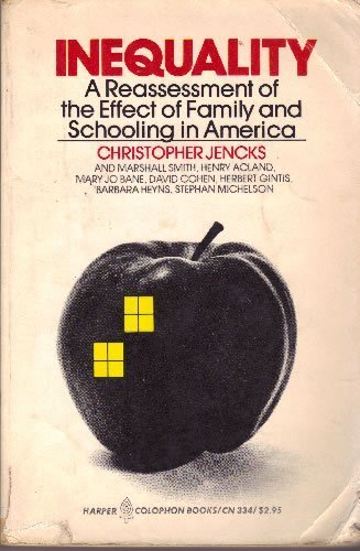 Beispielbild fr Inequality: A Reassessment of the Effect of Family and Schooling in America zum Verkauf von Red's Corner LLC