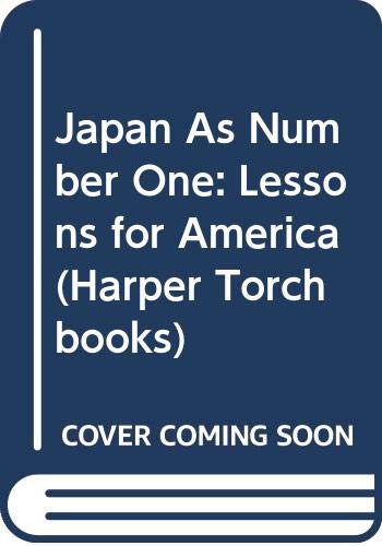 9780061320552: Japan as Number One: Lessons for America (Harper Torchbooks)