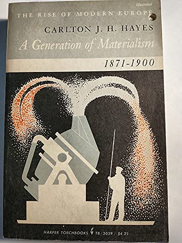 9780061330391: A Generation of Materialism 1871-1900