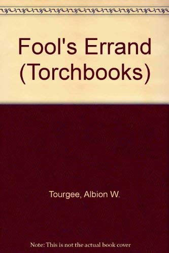 Imagen de archivo de Fool's Errand (Torchbooks) a la venta por Wonder Book