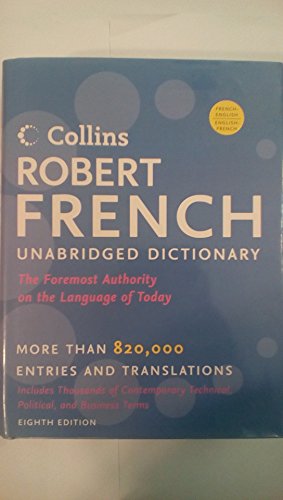 Stock image for Collins Robert French Unabridged Dictionary, 8th Edition (Collins Language) for sale by Books From California