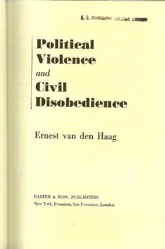 Beispielbild fr Political Violence and Civil Disobedience zum Verkauf von Better World Books