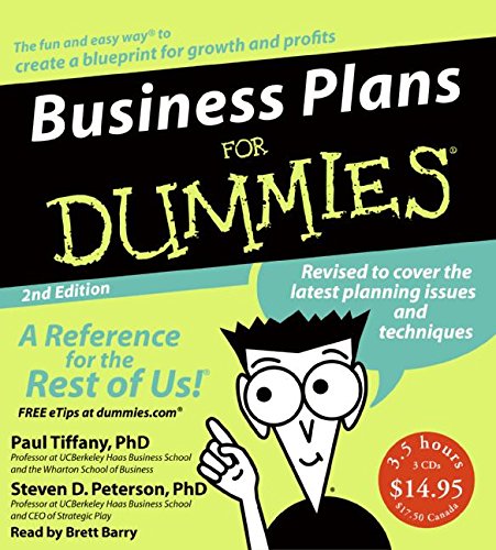 Beispielbild fr Business Plans for Dummies 2nd Ed. CD zum Verkauf von medimops