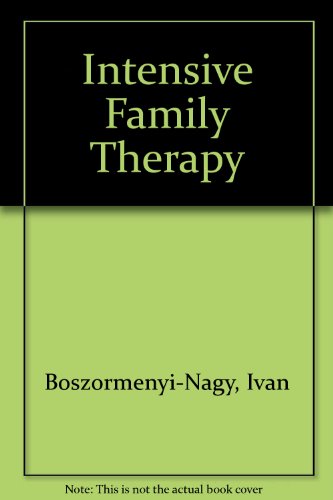 Stock image for Intensive Family Therapy for sale by Wonder Book